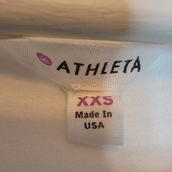 ATHLETA Diagonal Color Block Tank Midi Dress Sleeveless Round Neck Women's XXS - Picture 8 of 11